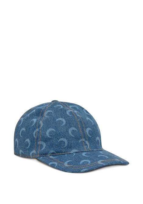 denim moon baseball cap unisex blue MARINE SERRE | UHG048ACDEN0011BL05